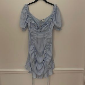 Size M Cinderella baby blue mini dress